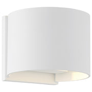 Nuvo Lightgate 5W LED Wall Sconce | Contemporary Matte White | Outdoor Entryway & Patio Accent | 240 Lumens, 3000K, Wet Rated | Model 62-1465R1