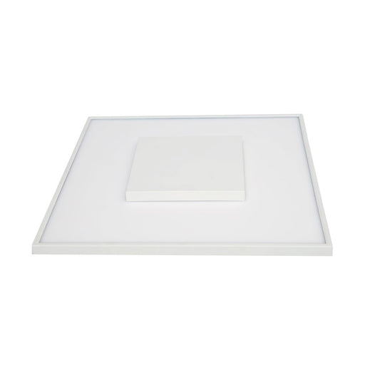 Nuvo Lighting 62-1519 13in 1-Light Flush Mount | Modern White Finish | Bathroom & Hallway Ceiling Light | 1600 Lumens 3000K 90 CRI Dimmable | Model 62-1519