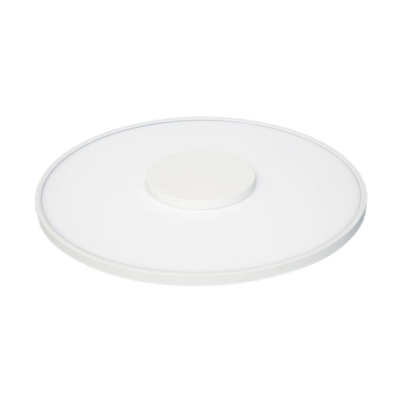 Nuvo Lighting 17in LED Flush Mount | Modern White Finish | Bathroom & Hallway Ceiling Light | 2200 Lumens 3000K Dimmable | Model 62-1523