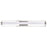 Nuvo Lighting Canal LED Vanity, Brushed Nickel/White Acrylic Lens