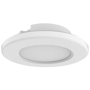 Nuvo Lighting 4in LED Surface Mount Flush Mount | Contemporary White | Kitchen Bath Hallway Closet Office | 3000K/4000K/5000K Selectable | Model 62-1581