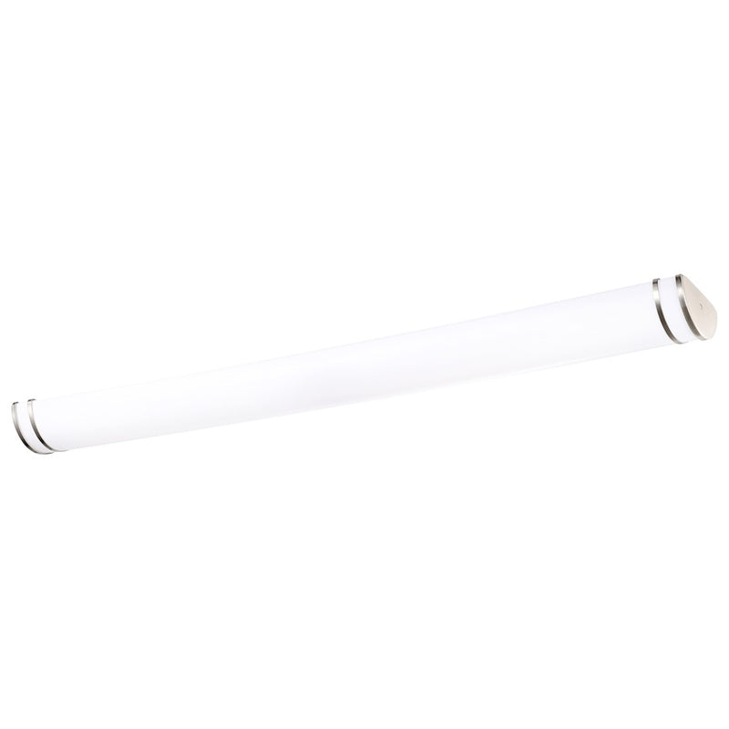 Nuvo Glamour 49in LED Vanity Fixture | Contemporary Brushed Nickel and Acrylic | Bathroom & Hallway Office Light | 3 x 49 x 6 in | Model 62-1632