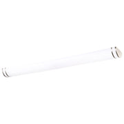 Nuvo Glamour 49in LED Vanity Fixture | Contemporary Brushed Nickel and Acrylic | Bathroom & Hallway Office Light | 3 x 49 x 6 in | Model 62-1632