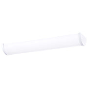 Nuvo Crispo 25in 1-Light LED Vanity Light | Contemporary White Acrylic | Bathroom & Hallway | 25 x 3 x 6 in, Dimmable, Color Quick | Model 62-1633