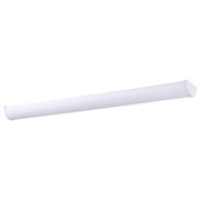 Nuvo Crispo 49in 1-Light LED Vanity Fixture | Contemporary White Acrylic Shade | Bathroom & Hallway | 49 x 3 x 6 in, Dimmable, Color Quick | Model 62-1634