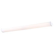 Nuvo Crispo 49in 1-Light LED Vanity Fixture | Contemporary White Acrylic Shade | Bathroom & Hallway | 49 x 3 x 6 in, Dimmable, Color Quick | Model 62-1634