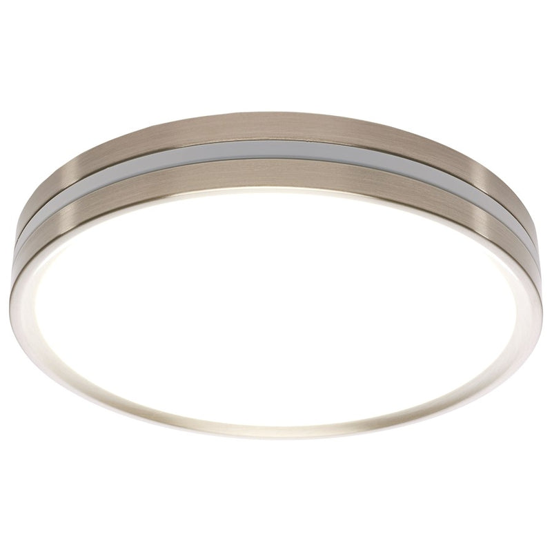 Nuvo Lighting 11" Surface Mount/Night Light/5 CCT Selectable, Nickel
