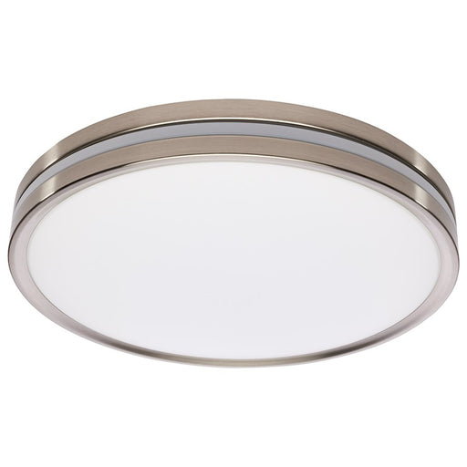 Nuvo Lighting 15" Surface Mount/Night Light/5 CCT Selectable, Nickel - 62-1692