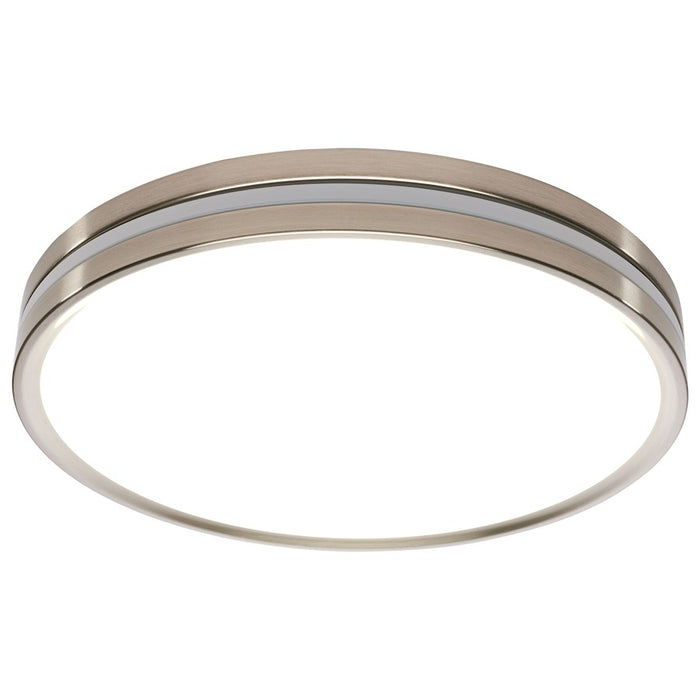 Nuvo Lighting 15" Surface Mount/Night Light/5 CCT Selectable, Nickel