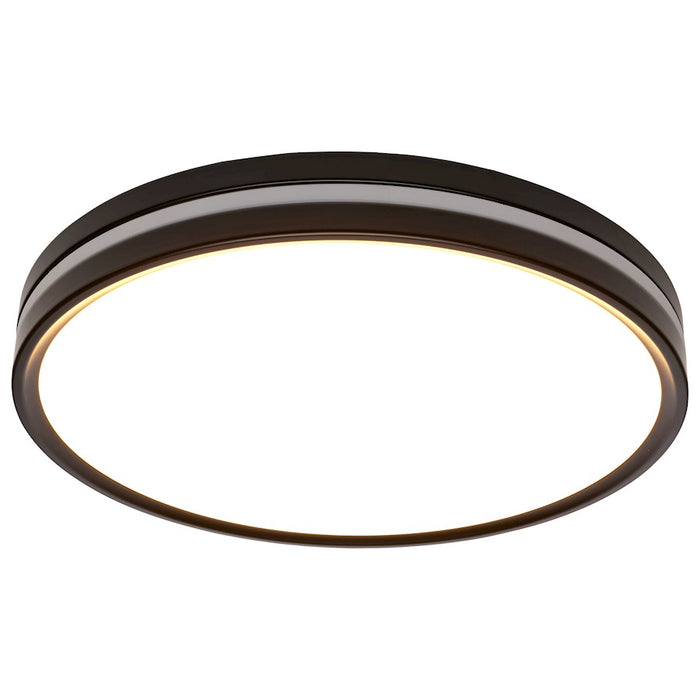 Nuvo Lighting 15" Surface Mount/Night Light/5 CCT Selectable, Black