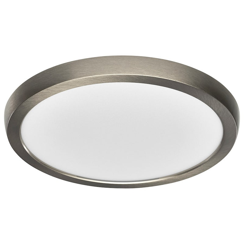 Nuvo Lighting Blink Pro 9in 1-Light Flush Mount | Modern Utility Brushed Nickel | Corridor & Closet | 9 x 9 x 1 in | Model 62-1727