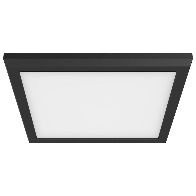 Nuvo Lighting Blink Pro 9in 1-Light Flush Mount | Modern Utility Brushed Nickel | Corridor & Closet | 9 x 9 x 1 in | Model 62-1727