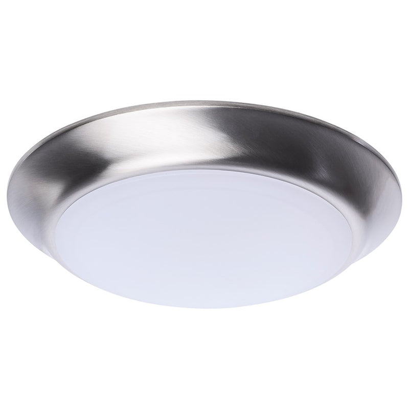 Nuvo Lighting 7" LED Disk Light 27K/3K/35K/4K/5K CCT, Brushed Nickel - 62-1802R1
