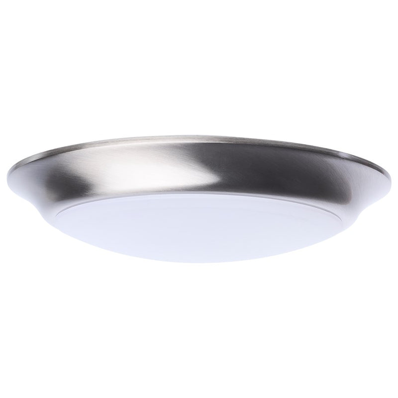 Nuvo Lighting 7" LED Disk Light 27K/3K/35K/4K/5K CCT, Brushed Nickel