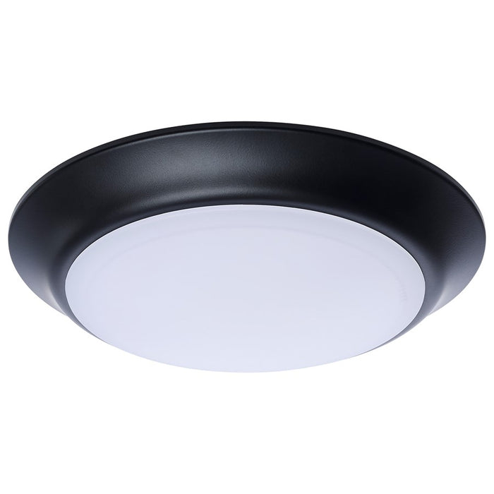 Nuvo Lighting 7" LED Disk Light 27K/3K/35K/4K/5K CCT, Black - 62-1804R1