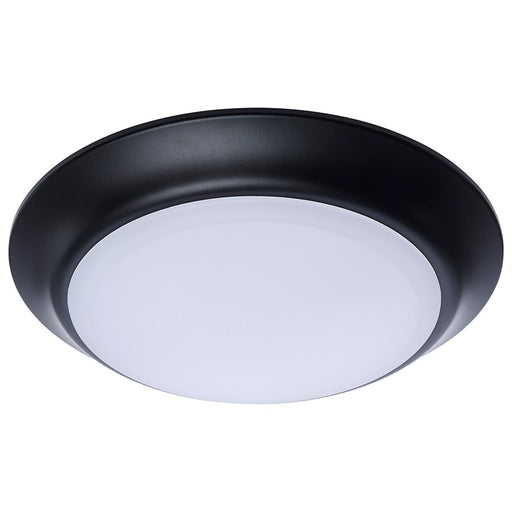 Nuvo Lighting 7" LED Disk Light 27K/3K/35K/4K/5K CCT, Black