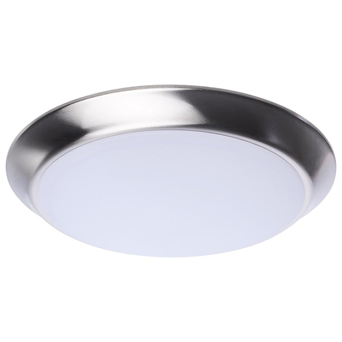Nuvo Lighting 10" LED DiskLt 27K/3K/35K/4K/5K CCT, Brushed Nickel - 62-1812R1