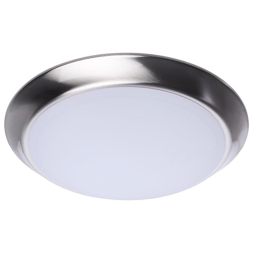 Nuvo Lighting 10" LED DiskLt 27K/3K/35K/4K/5K CCT, Brushed Nickel