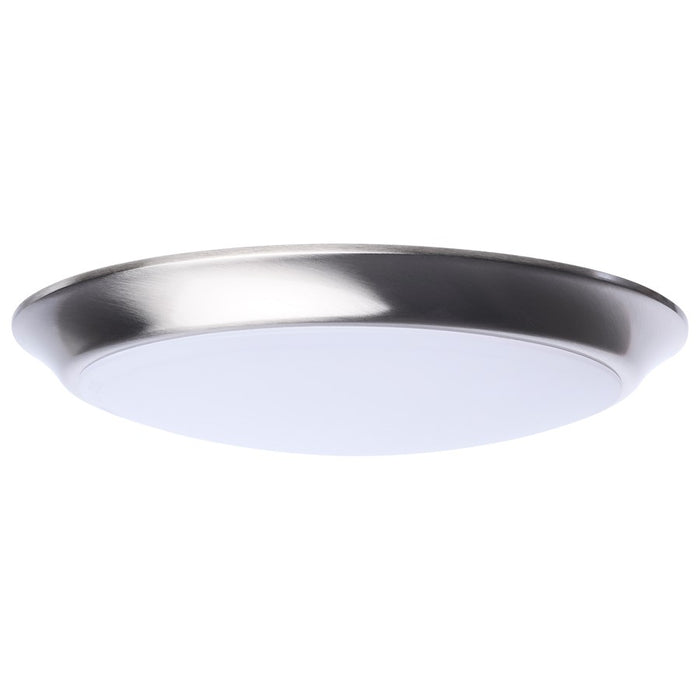 Nuvo Lighting 10" LED DiskLt 27K/3K/35K/4K/5K CCT, Brushed Nickel