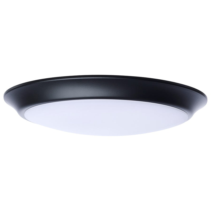Nuvo Lighting 10" LED Disk Light 27K/3K/35K/4K/5K CCT, Black