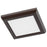 Satco Blink Performer 5" LED Square Fixture, Bronze - 62-1906