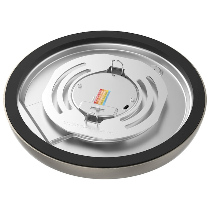 Satco Blink Performer 7" LED Round Fixture, Brushed Nickel