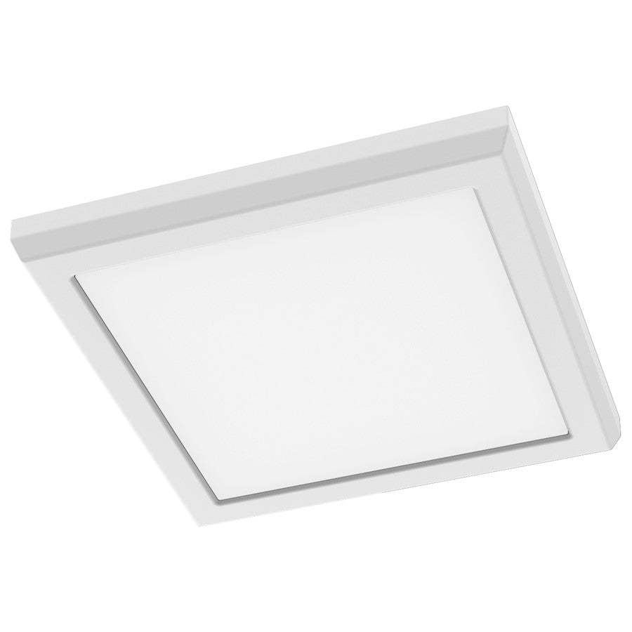 Satco Blink Performer 7" LED Square Fixture, White - 62-1914