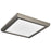 Satco Blink Performer 7" LED Square Fixture, Brushed Nickel