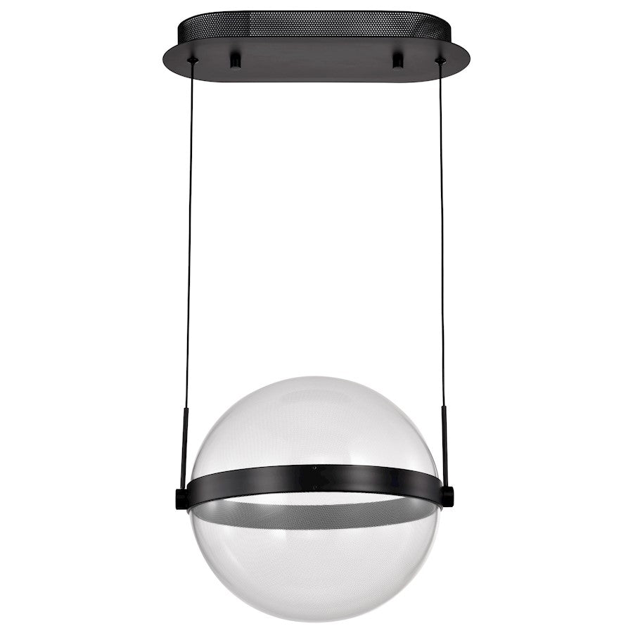 Nuvo Lighting Arvada 12" LED Pendant, Black Silk Screened Acrylic Lens - 62-2032