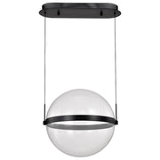 Nuvo Lighting Arvada 16" LED Pendant, Black Silk Screened Acrylic Lens - 62-2033