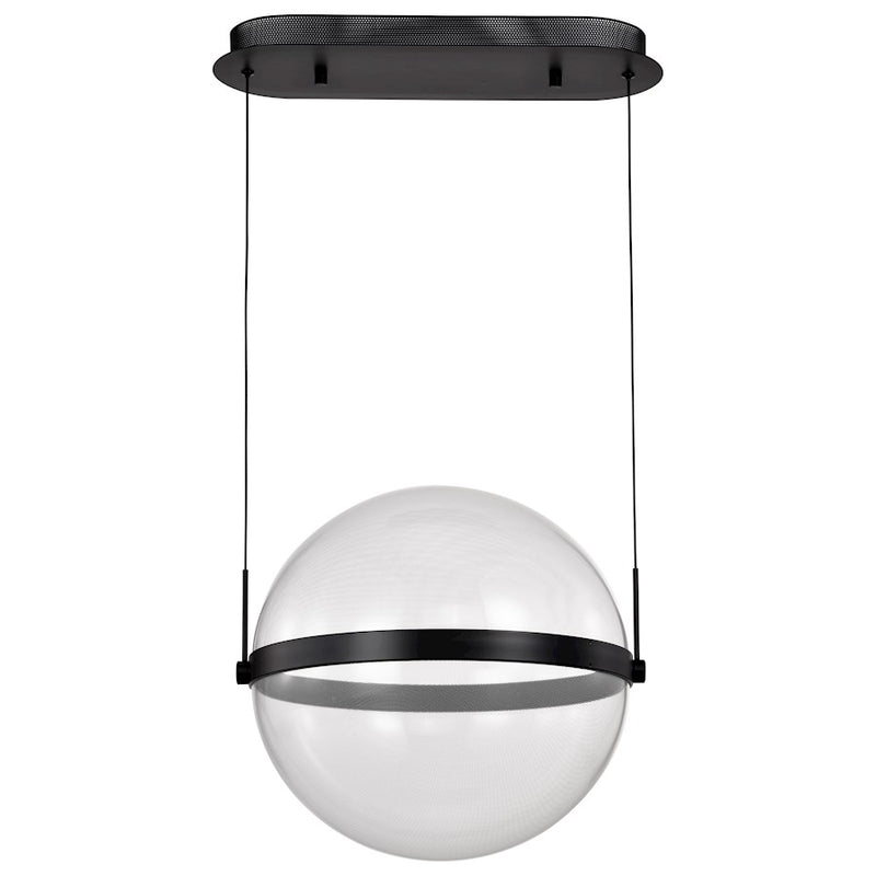 Nuvo Lighting Arvada 16" LED Pendant, Black Silk Screened Acrylic Lens - 62-2033