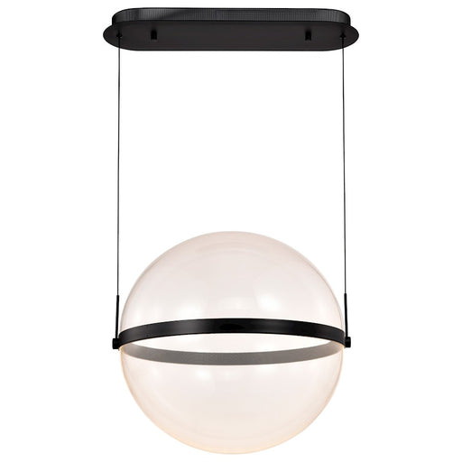 Nuvo Lighting Arvada 20" LED Pendant, Black Silk Screened Acrylic Lens