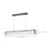 Nuvo Lighting Vale 43" LED Island Pendant, Black Silk Screened Acrylic