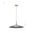 Nuvo Lighting Corrine 18" LED Pendant, Nickel 3K/4K/5K CCT Selectable