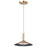 Nuvo Lighting Corrine 10" LED Pendant, Brass 3K/4K/5K CCT Selectable - 62-2091