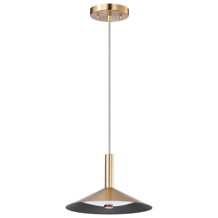 Nuvo Lighting Corrine 10" LED Pendant, Brass 3K/4K/5K CCT Selectable - 62-2091