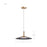 Nuvo Lighting Corrine 14" LED Pendant, Brass 3K/4K/5K CCT Selectable