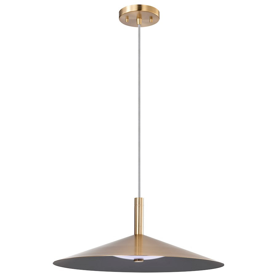 Nuvo Lighting Corrine 18" LED Pendant, Brass 3K/4K/5K CCT Selectable - 62-2093