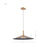 Nuvo Lighting Corrine 18" LED Pendant, Brass 3K/4K/5K CCT Selectable