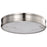 Nuvo Lighting Kendall 14" LED Flush Mount, Nickel/Alabaster Glass - 62-2111