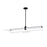 Nuvo Lighting Bowman 36" LED Island Pendant, Matte Black Acrylic Lens