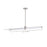 Nuvo Lighting Bowman 36" LED Island Pendant, Nickel Acrylic Lens