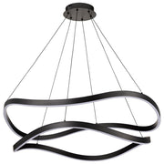 Satco Sylas 36" LED Pendant, Matte Black - 62-2421
