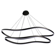 Satco Sylas 48" LED Pendant, Matte Black - 62-2422