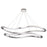Satco Sylas 48" LED Pendant, Polished Nickel