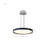 Nuvo Lighting Bandon 20" LED Pendant, Gray/Blue Wrap Acrylic Lens