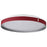 Nuvo Lighting Bandon 20" LED Flush Mount, Gray/Red Wrap Acrylic Lens - 62-3012