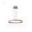 Nuvo Lighting Bandon 20" LED Pendant, Gray/Off White Wrap Acrylic Lens