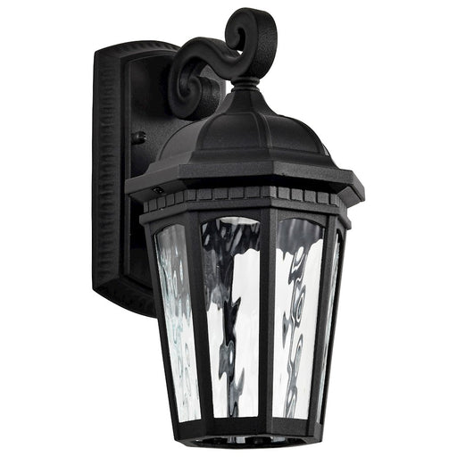 Nuvo Lighting East River 1Lt LED Outdoor 12" Wall Sconce, Black Water - 62-5945