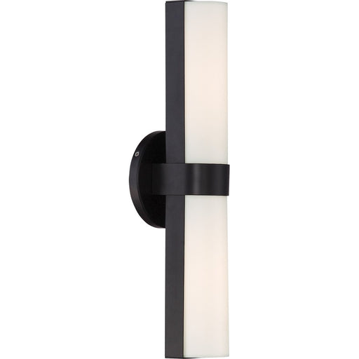 Nuvo Bond 17.5in 2-Light LED Vanity | Industrial Aged Bronze and White Acrylic | Bathroom Vanity | 2.67 x 17.5 in | Model 62-742